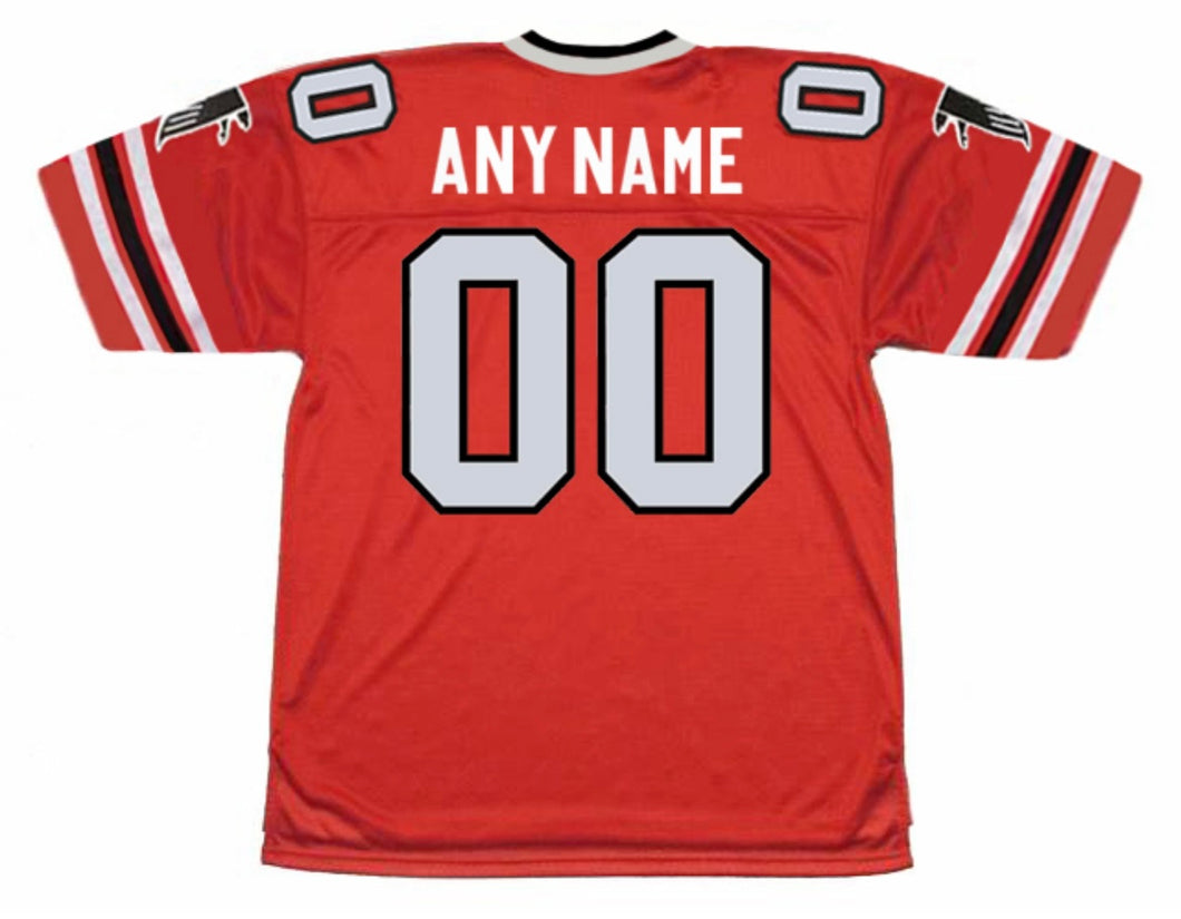 Any name & Number 1970’s Atlanta Falcons NFL Mitchell & Ness Jersey red