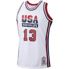 Chris Mullin YOUTH KIDS USA Basketball Olympic Mitchell & Ness Jersey white