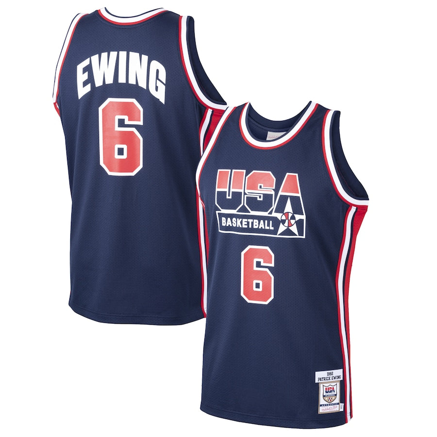 Patrick Ewing USA Olympic Basketball Jersey Mitchell & Ness
