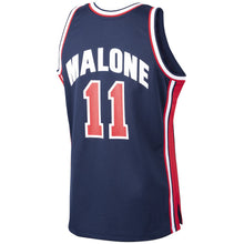 Karl Malone YOUTH KIDS USA Basketball Olympic Mitchell & Ness Jersey