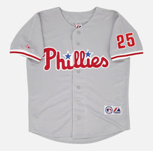 Jim Thome Philadelphia Phillies Official MLB Majestic Jersey gray