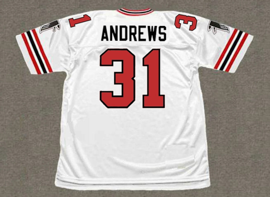 William Andrews 1981 Atlanta Falcons NFL Mitchell  & Ness Jersey white