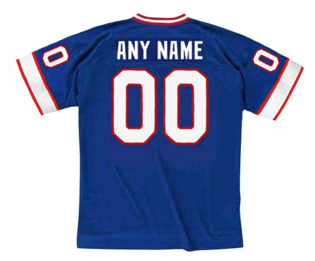 Any name & Number 1980’s 90’s Buffalo Bills customized NFL Mitchell & Ness jersey