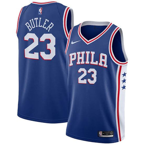 Jimmy Butler Philadelphia 76ers Official NBA Adidas Jersey Blue