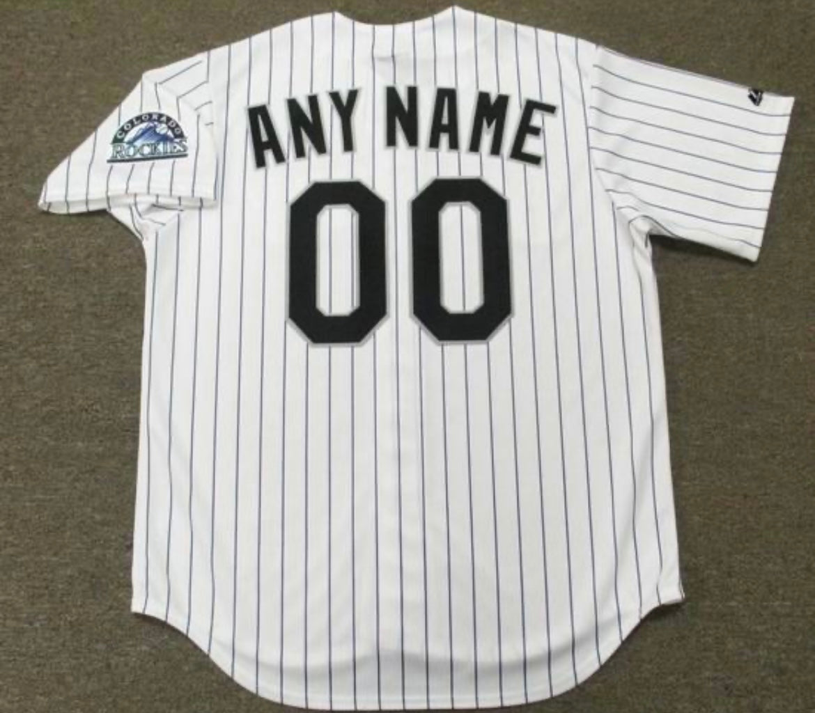 Any name & Number Custom Colorado Rockies Official MLB Majestic