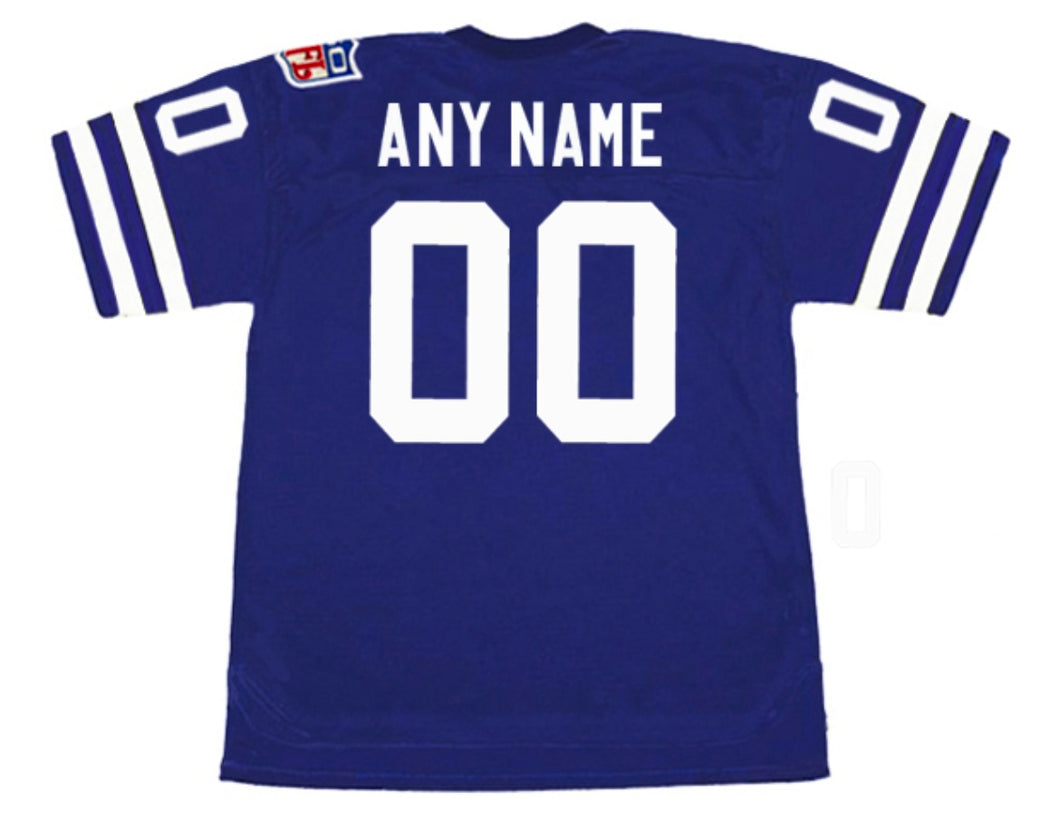 Any name & Number customized Los Angeles Rams 1969 NFL Mitchell & Ness jersey blue