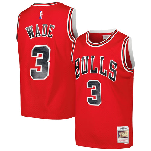 Dwyane Wade Miami Heat YOUTH KIDS Official NBA Mitchell & Ness Jersey