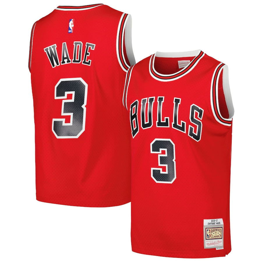 Dwyane Wade Miami Heat YOUTH KIDS Official NBA Mitchell & Ness Jersey