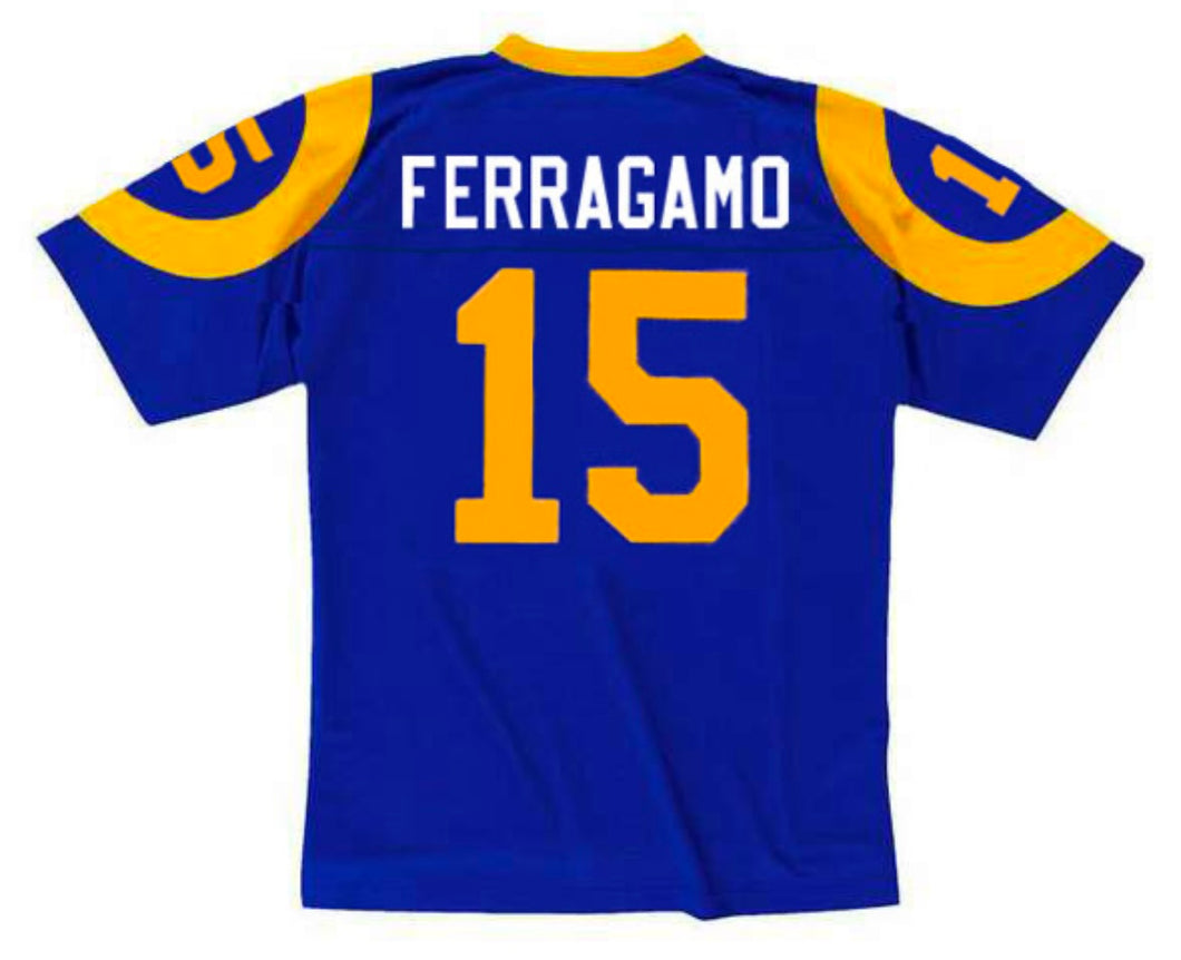 Vince Ferragamo 1979 Los Angeles Rams NFL Mitchell & Ness Jersey