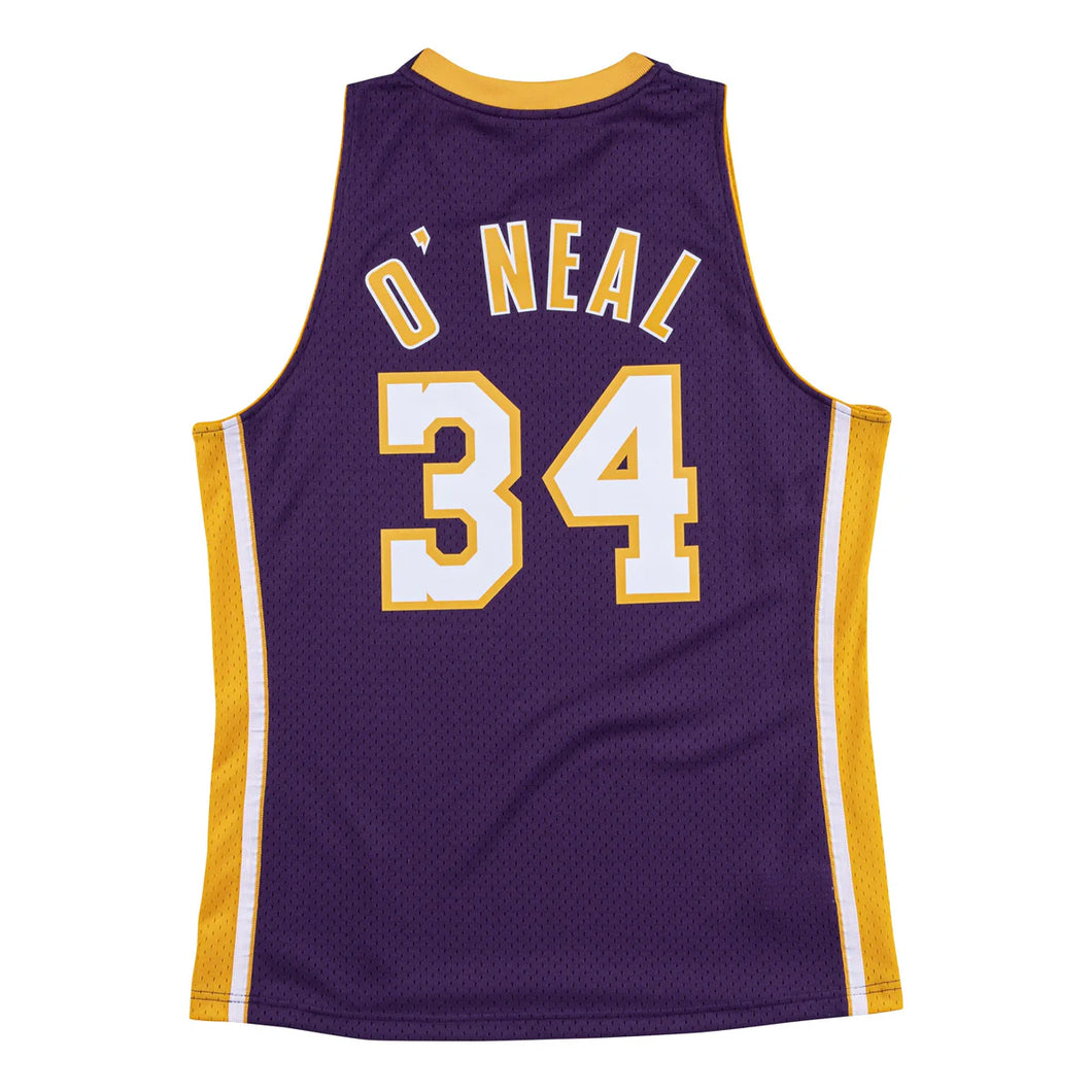 Shaquille O’Neal Los Angeles Lakers Official l NBA Mitchell & Ness Jersey purple