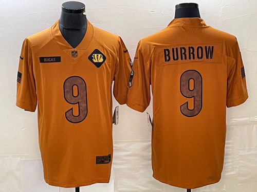 Joe Burrow Cincinnati Bengals military salute to service Jersey
