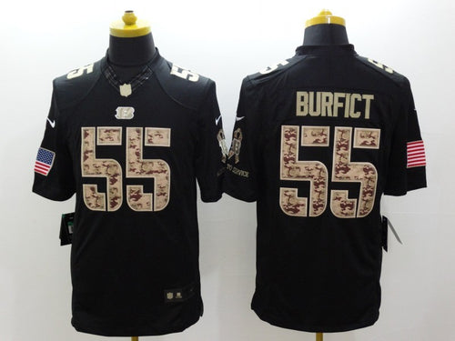 Vontaze Burfict Cincinnati Bengals military salute to service Jersey