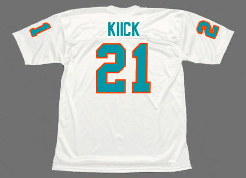 Jim Kiick Miami Dolphins NFL Mitchell &  Ness Jersey white