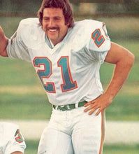Jim Kiick Miami Dolphins NFL Mitchell &  Ness Jersey white