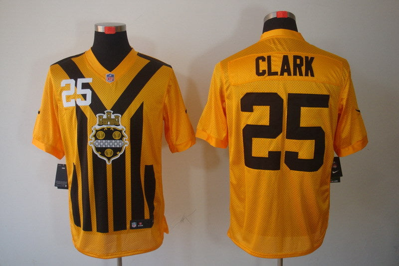 NFL Mens Black Pittsburgh Steelers store #25 Ryan Clark Football Jersey