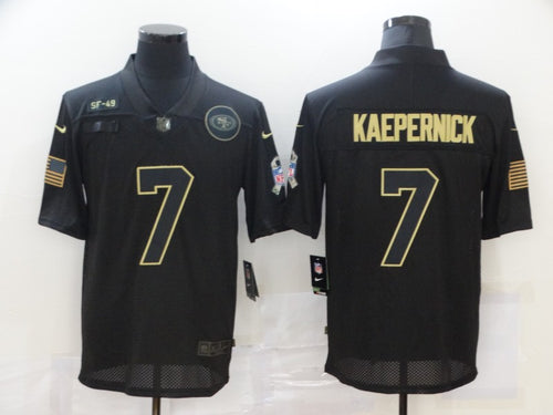 Colin Kaepernick San Francisco 49ers Nike NFL Salute to Service Jersey Black