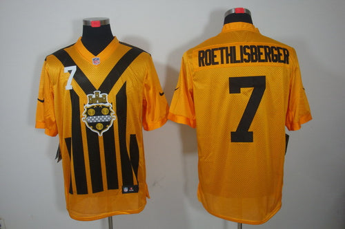 Ben Roethlisberger Pittsburgh Steelers NFL Nike Jersey yellow