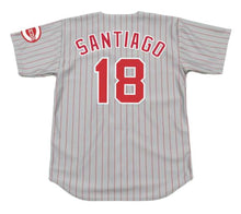 Benito Santiago Cincinnati Reds Official MLB Majestic Jersey