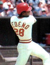 Cesar Cedeno Cincinnati Reds Official MLB Majestic Jersey