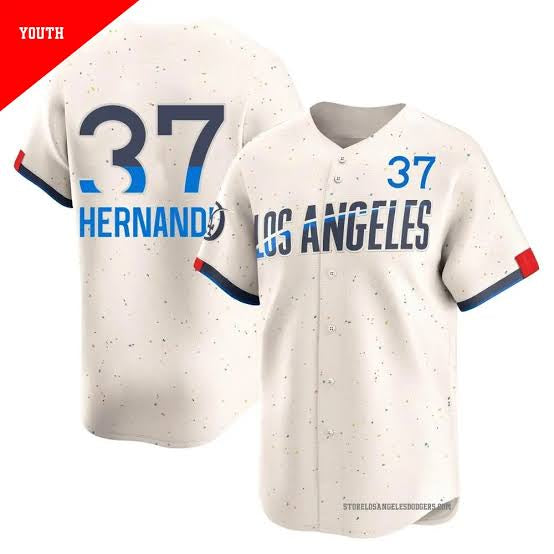 Teoscar Hernandez Los Angeles Dodgers YOUTH Official MLB Nike City Connect Limited Jersey