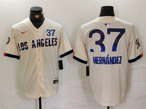 Teoscar Hernandez Los Angeles Dodgers Official MLB City Connect Limited Nike jersey