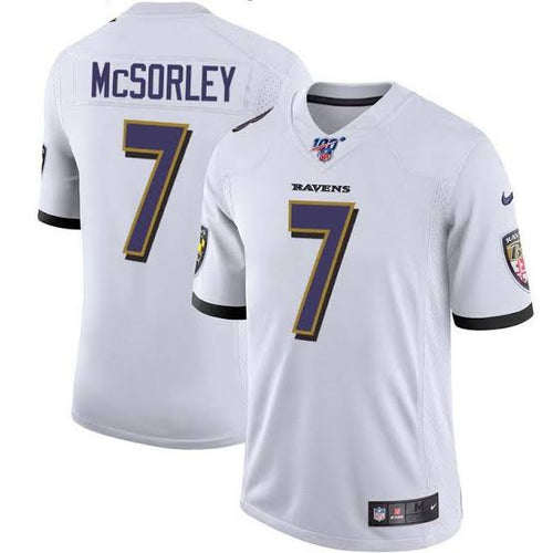 Trace McSorley Baltimore Ravens Official NFL Jersey Nike white