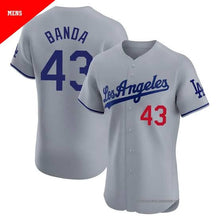 Anthony Banda Los Angeles Dodgers Official MLB Nike jersey gray
