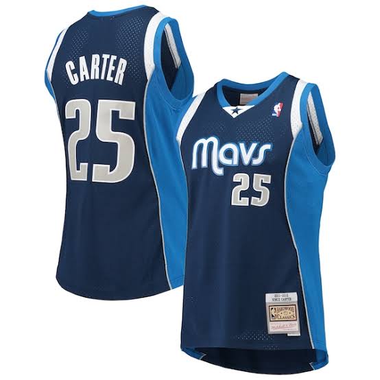 Vince Carter Dallas Mavericks Official NBA Mitchell & Ness Jersey