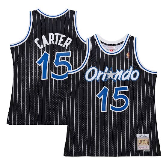 Vince Carter 2009 - 2010 Orlando Magic Official NBA Mitchell & Ness Jersey