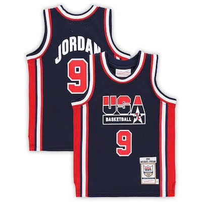 Michael Jordan YOUTH KIDS USA Basketball Olympic Dream Team