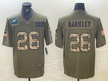Saquon Barkley Philadelphia Eagles Nike NFL Salute to Service Jersey