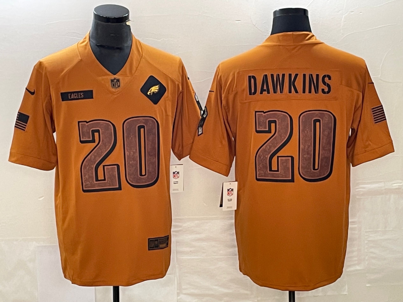 Nfl Dawkins Jersey Men's Brian Dawkins White Philadelphia Eagles