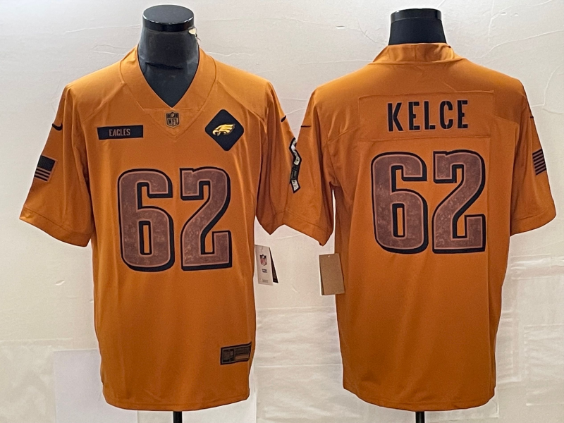 Jason Kelce Philadelphia Eagles Nike NFL Salute to Service Jersey