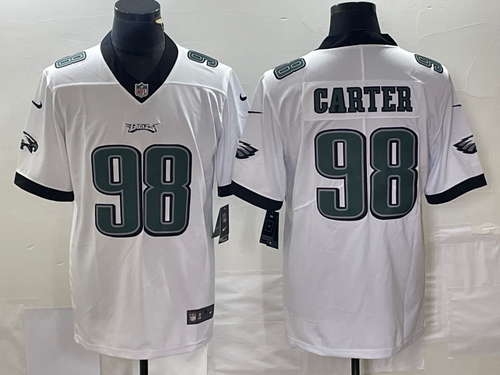 Jalen Carter Philadelphia Eagles official Nike NFL Jersey white