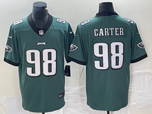 Jalen Carter Philadelphia Eagles official Nike NFL Jersey Green