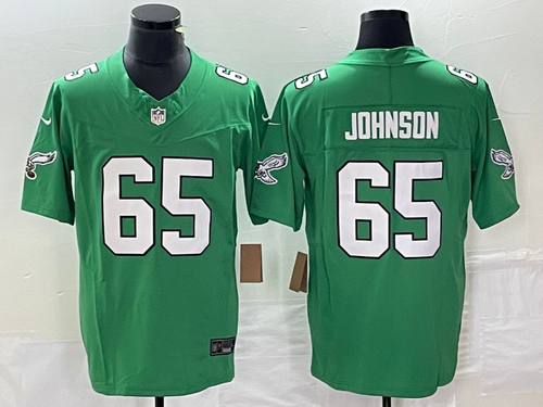 Lane Johnson Philadelphia Eagles Nike NFL Jersey Kelly Green