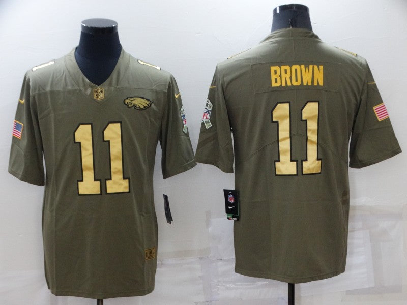 A.J. Brown Philadelphia Eagles Nike NFL Salute to Service Jersey