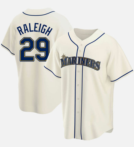 Cal Raleigh YOUTH KIDS Seattle Mariners Official MLB Nike Jersey