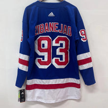 Mika Zibanejad YOUTH KIDS New York Rangers Official NHL Adidas Jersey blue