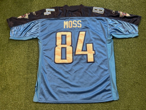 Randy Moss Tennessee Titans Official NFL Reebok Jersey