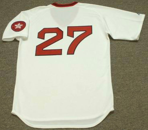 Carlton Fisk 1975 Boston Red Sox Official MLB Majestic Jersey