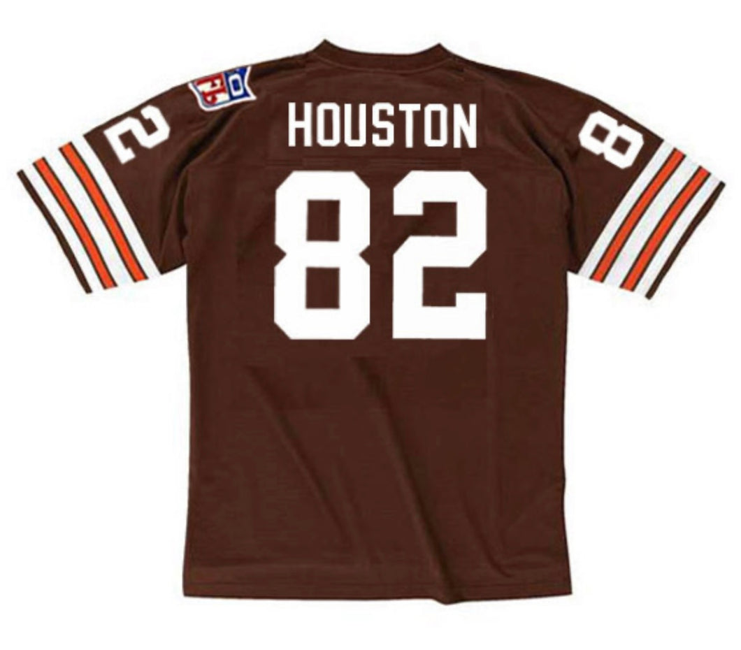 Jim Houston 1969 Cleveland Browns Official NFL Mitchell & Ness Jersey