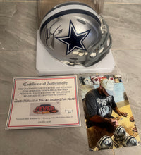 Jake Ferguson Autographed Dallas Cowboys Mini Helmet with COA