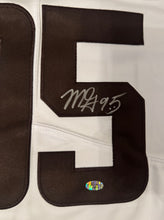 Myles Garrett autographed Cleveland Browns jersey COA & Photo signing