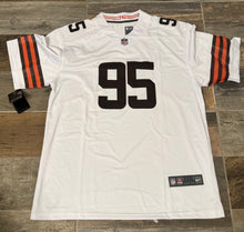 Myles Garrett autographed Cleveland Browns jersey COA & Photo signing