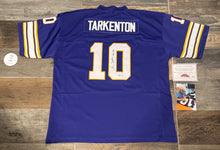 Fran Tarkenton Minnesota Vikings autographed jersey COA & photo signing
