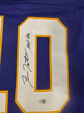 Fran Tarkenton Minnesota Vikings autographed jersey COA & photo signing