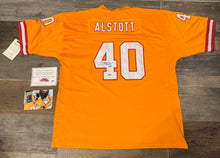 Mike Alstott autographed Tampa Bay Buccaneers jersey COA & Photo signing