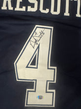 Dak Prescott autographed Dallas Cowboys jersey COA & Photo signing