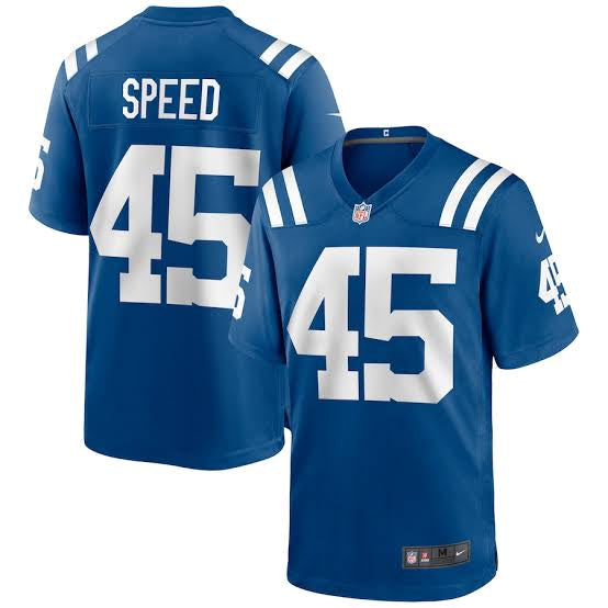 E.J. Speed Indianapolis Colts Official NFL Nike jersey Blue